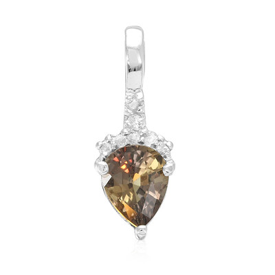 Ciondolo in argento con Zaffiro Cangiante (non riscaldato)