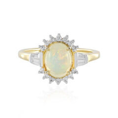 Anello in argento con Opale di Welo