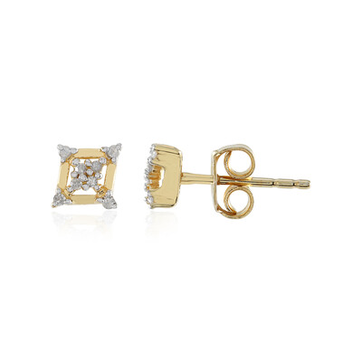 Orecchini in argento con Diamante I2 (I)