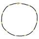 Collana in argento con Spinello Nero