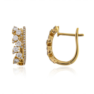 Orecchini in oro con Diamante I1 (H) (de Melo)