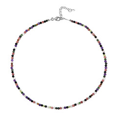 Collana in argento con Occhio di Tigre (Riya)