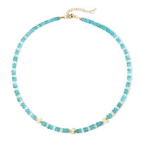 Collana in argento con Apatite Blu
