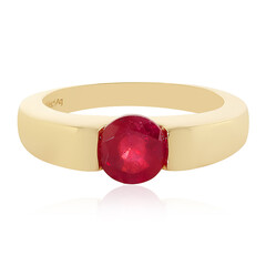 Anello in argento con Rubino del Madagascar