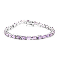 Bracciale in argento con Ametista