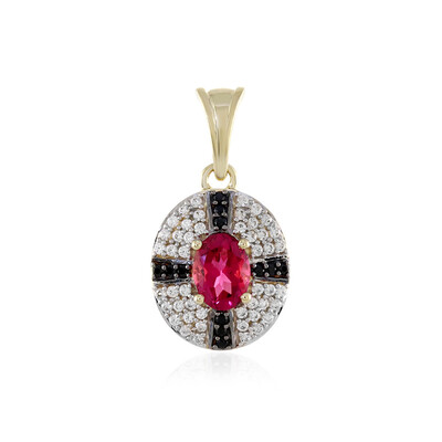 Ciondolo in oro con Tormalina Rosa (Adela Gold)