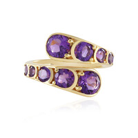 Anello in argento con Ametista Siberiana (de Melo)