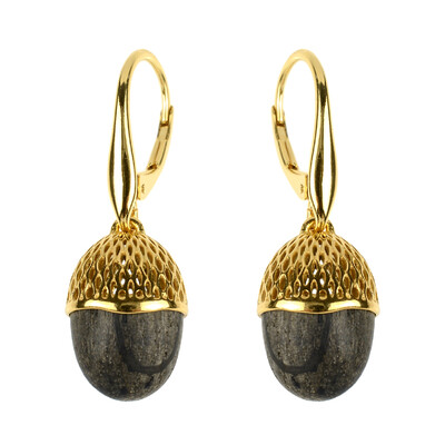 Orecchini in argento con Quercia Nera (dagen)