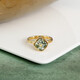 Anello in argento con Ametista Verde