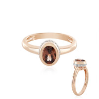 Anello in argento con Zircone Rosa