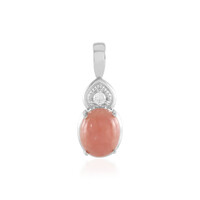 Ciondolo in argento con Rodocrosite