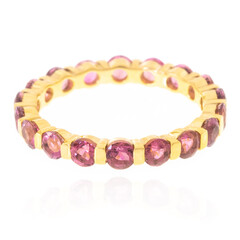 Anello in argento con Tormalina Rosa