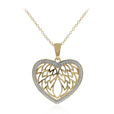 Collana in argento con Diamante I3 (I)