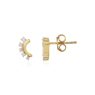 Orecchini in argento con Diamante I2 (I)