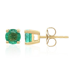 Orecchini in oro con Smeraldo Zambia AAA