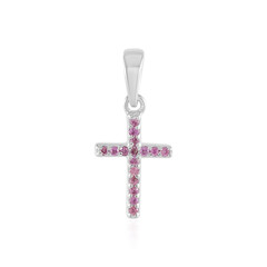 Ciondolo in argento con Rodolite
