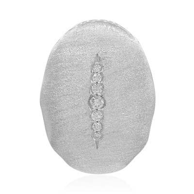 Ciondolo in argento con Diamante