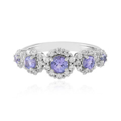 Anello in argento con Tanzanite