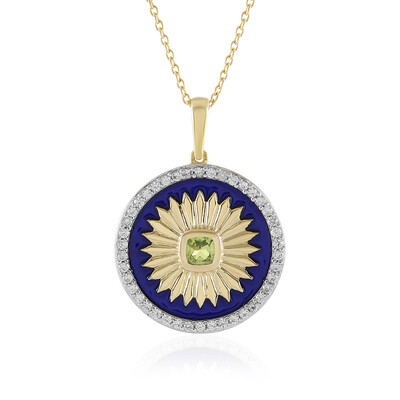Collana in argento con Peridoto