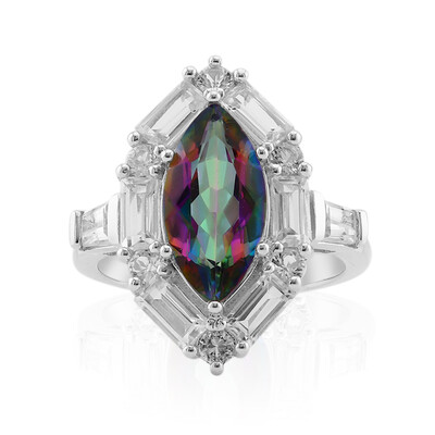 Anello in argento con Quarzo Mistico