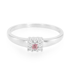 Anello in argento con Zaffiro Ceylon Rosa