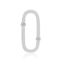 Ciondolo in argento con Diamante I1 (G)
