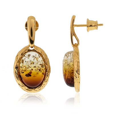 Orecchini in argento con Ambra Baltica (dagen)