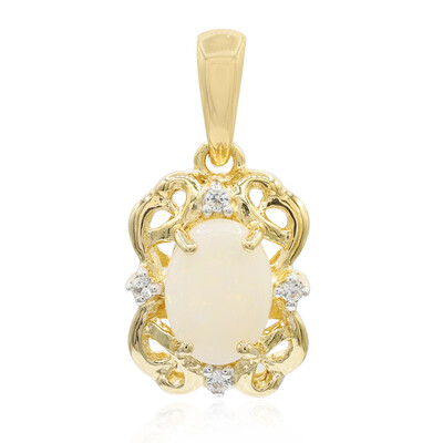 Ciondolo in argento con Opale Bianco