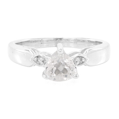 Anello in argento con Kunzite Bianca