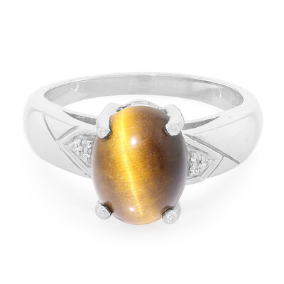 Anello in argento con Occhio di Tigre