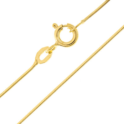 Catenina a serpente in oro giallo - 45 cm - 2,3 g