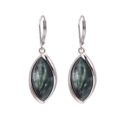 Orecchini in argento con Serafinite