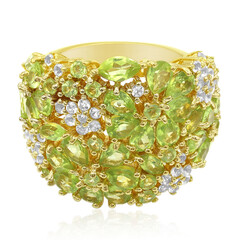 Anello in argento con Peridoto