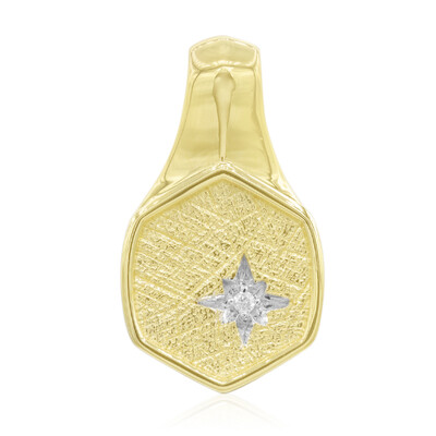 Ciondolo in argento con Diamante I1 (G) (Annette)