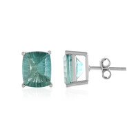 Orecchini in argento con Fluorite Verde
