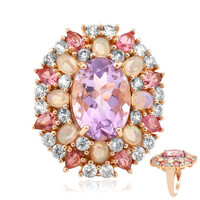 Anello in argento con Ametista Boliviana