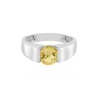 Anello in argento con Berillo Giallo