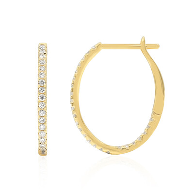 Orecchini in oro con Diamante I1 (H) (CIRARI)