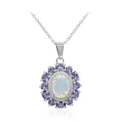 Collana in argento con Opale di Welo