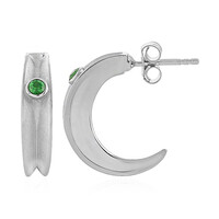 Orecchini in argento con Tsavorite