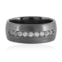 Anello in argento con Topazio Bianco