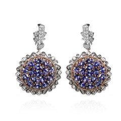 Orecchini in argento con Tanzanite (Dallas Prince Designs)