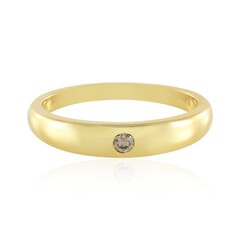 Anello in argento con Diamante Champagne I3