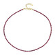Collana in argento con Rubino Mozambico