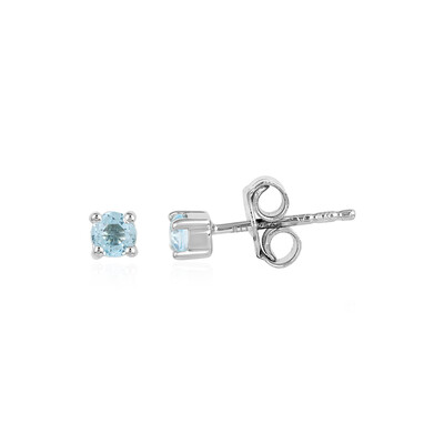 Orecchini in argento con Topazio Blu Cielo