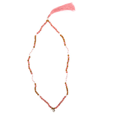 Collana in argento con Quarzo Bianco
