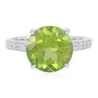 Anello in argento con Peridoto
