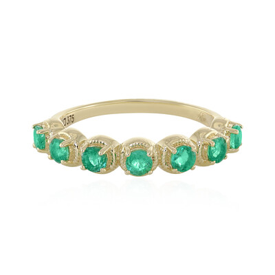 Anello in oro con Smeraldo Zambia (Adela Gold)