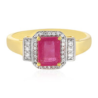 Anello in argento con Zaffiro Rosa del Madagascar