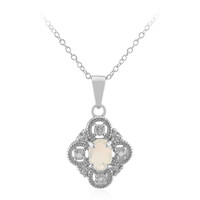 Collana in argento con Opale di Welo